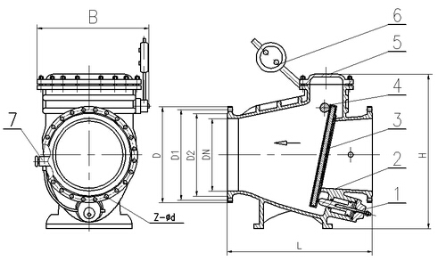 High-pressure floating ball valve