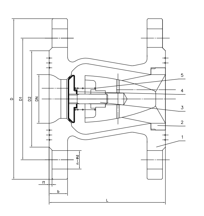 High-pressure floating ball valve