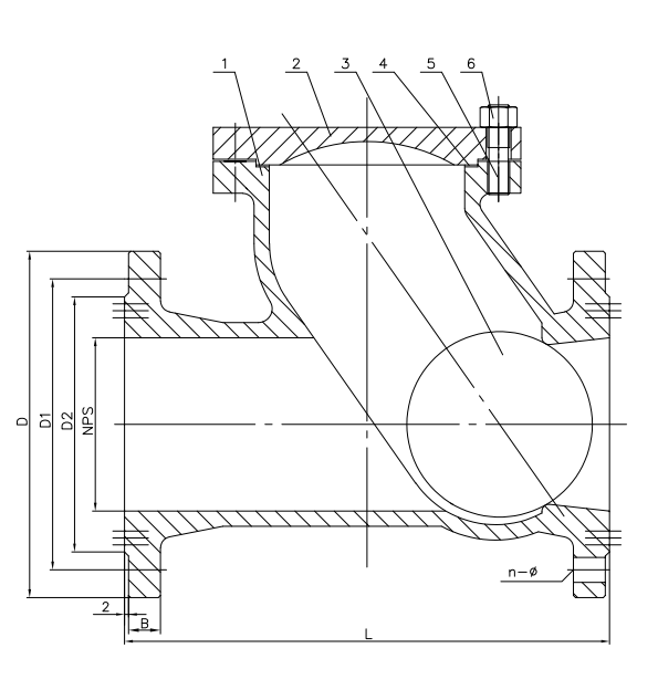 High-pressure floating ball valve