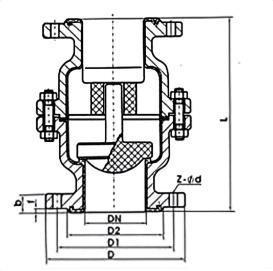 High-pressure floating ball valve