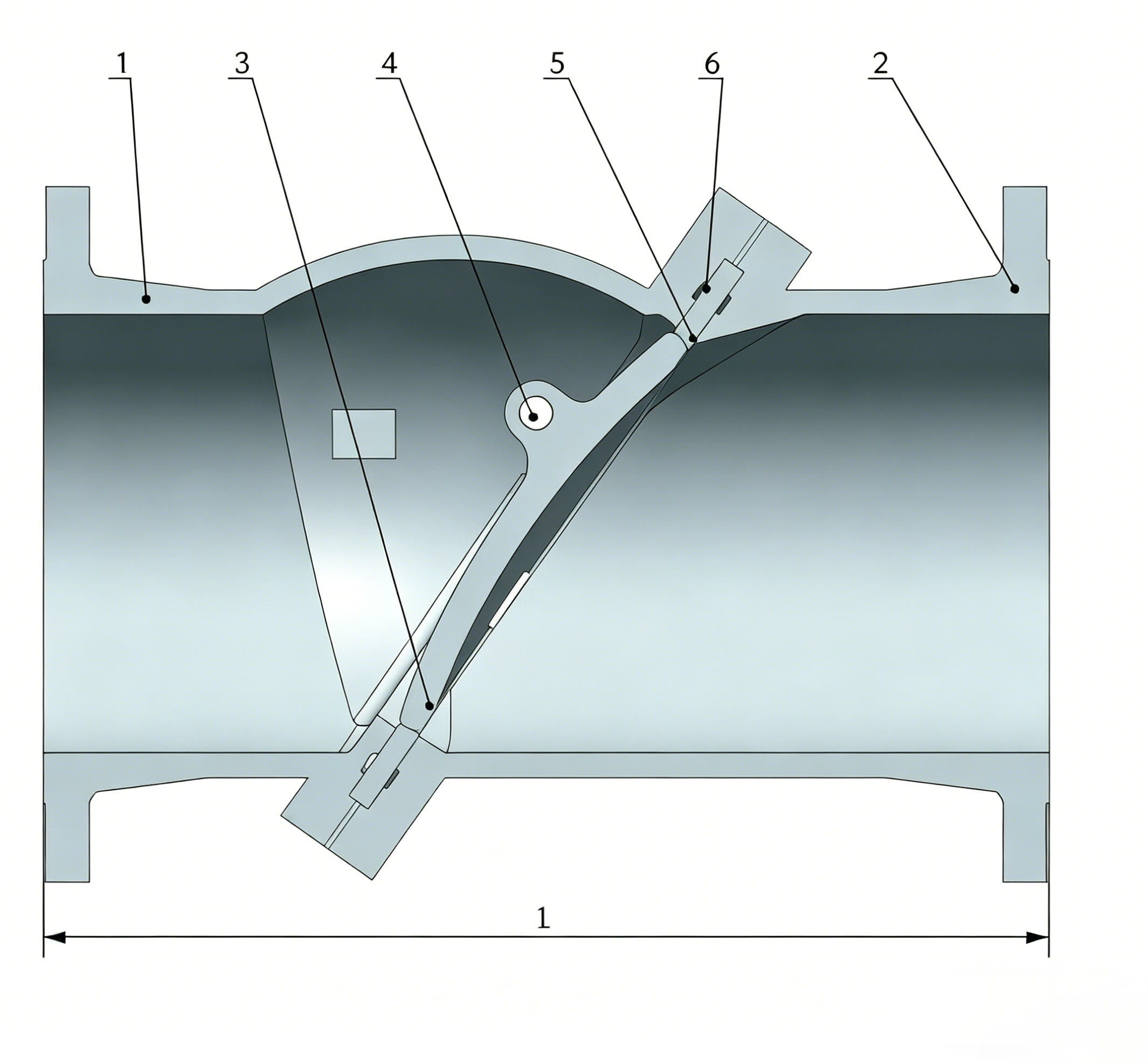 High-pressure floating ball valve